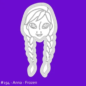 Anna - Frozen modla sa utiskivačem