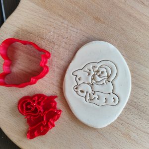 Isus spava sa jaganjcima modla sa utiskivačem