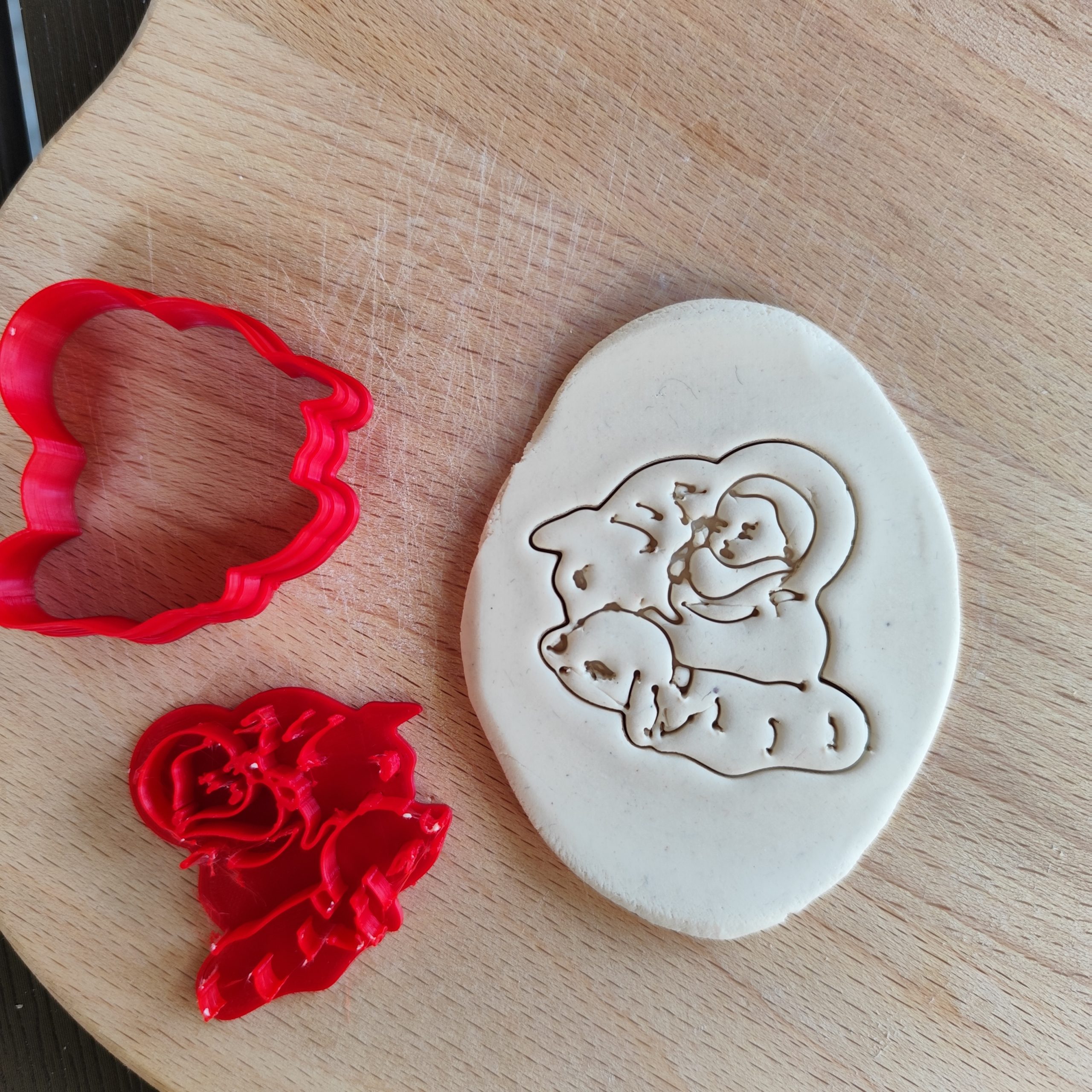 Isus spava sa jaganjcima modla sa utiskivačem