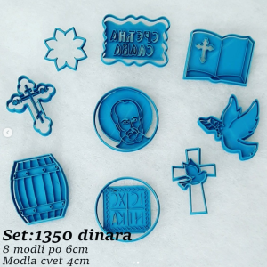 Set modlica za svetog nikolu sa likom