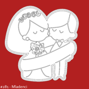 Mlada i mladoženja sa prstenom