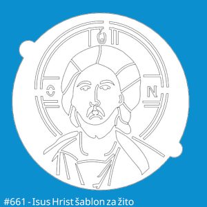 Šablon za žito Isus Hrist